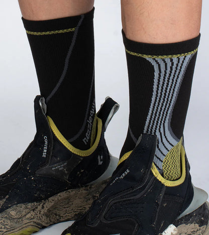 NOZZLE QUIZ -Cordura® Cay Crew Socks 中高筒休閒襪 -礁黑