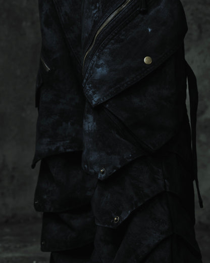 renkè - Coated Cargo Armour Trousers