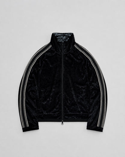 KLONE DESIGN - VELVET CROPPED ZIP JACKET - (MENS&WOMENS)