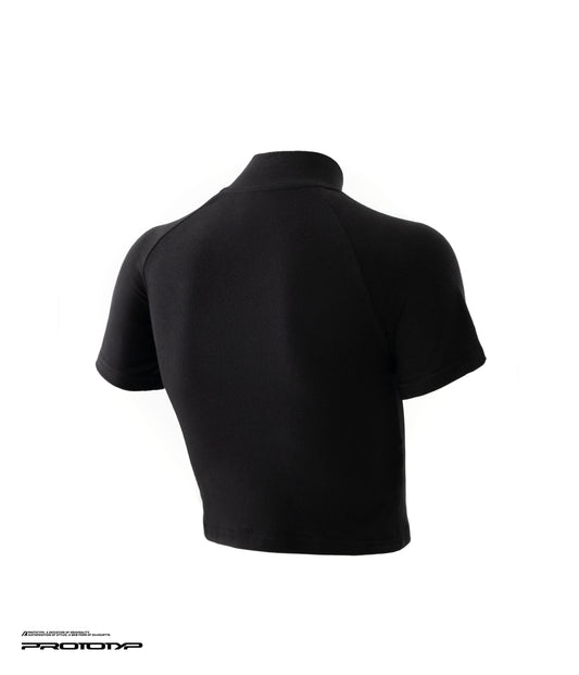 PROTOTYP - AUG0808 WMS Cropped Top (Black)