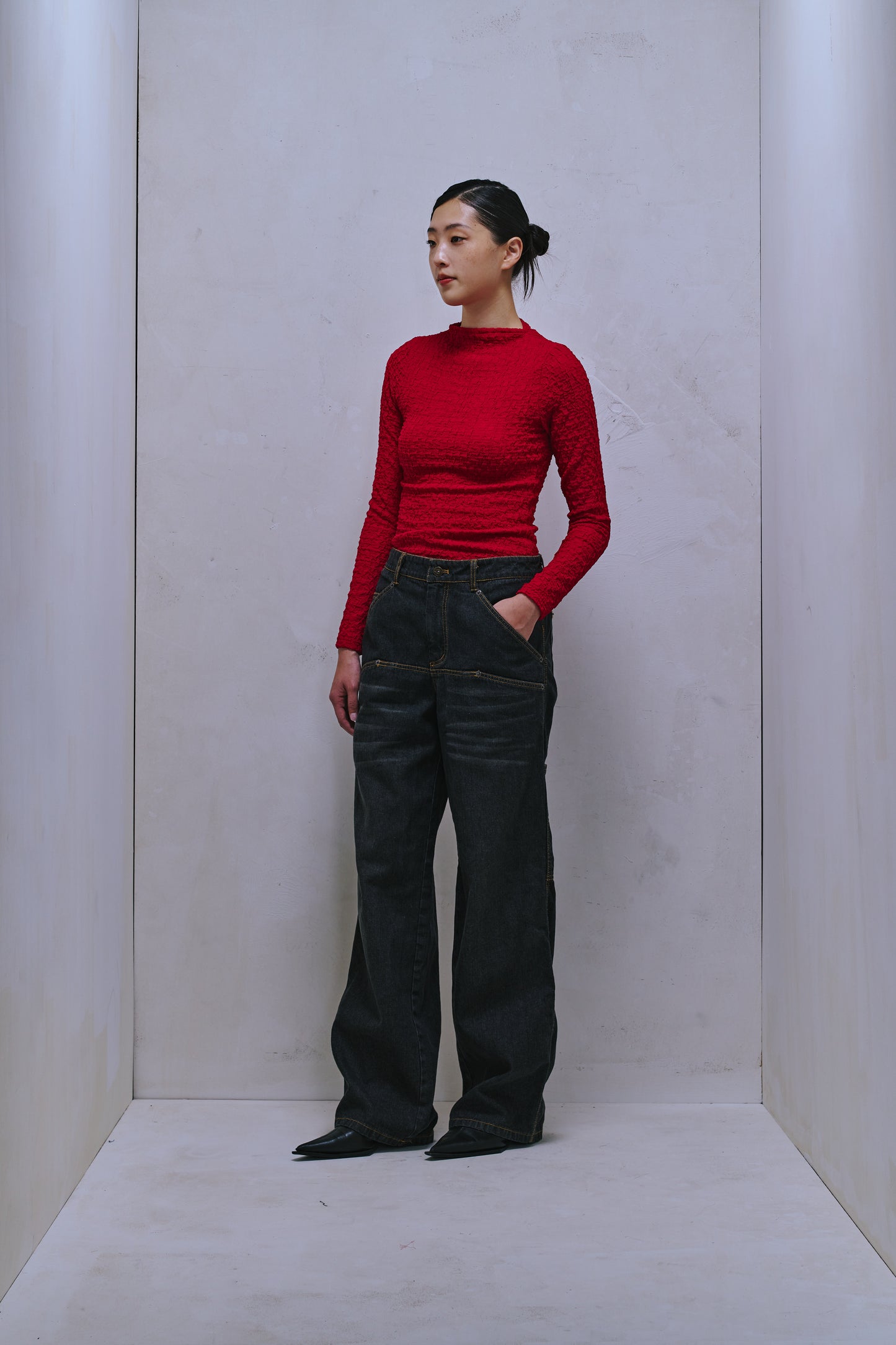 ENCLAVE - WASHED STRAIGHT-LEG “24/7” JEANS