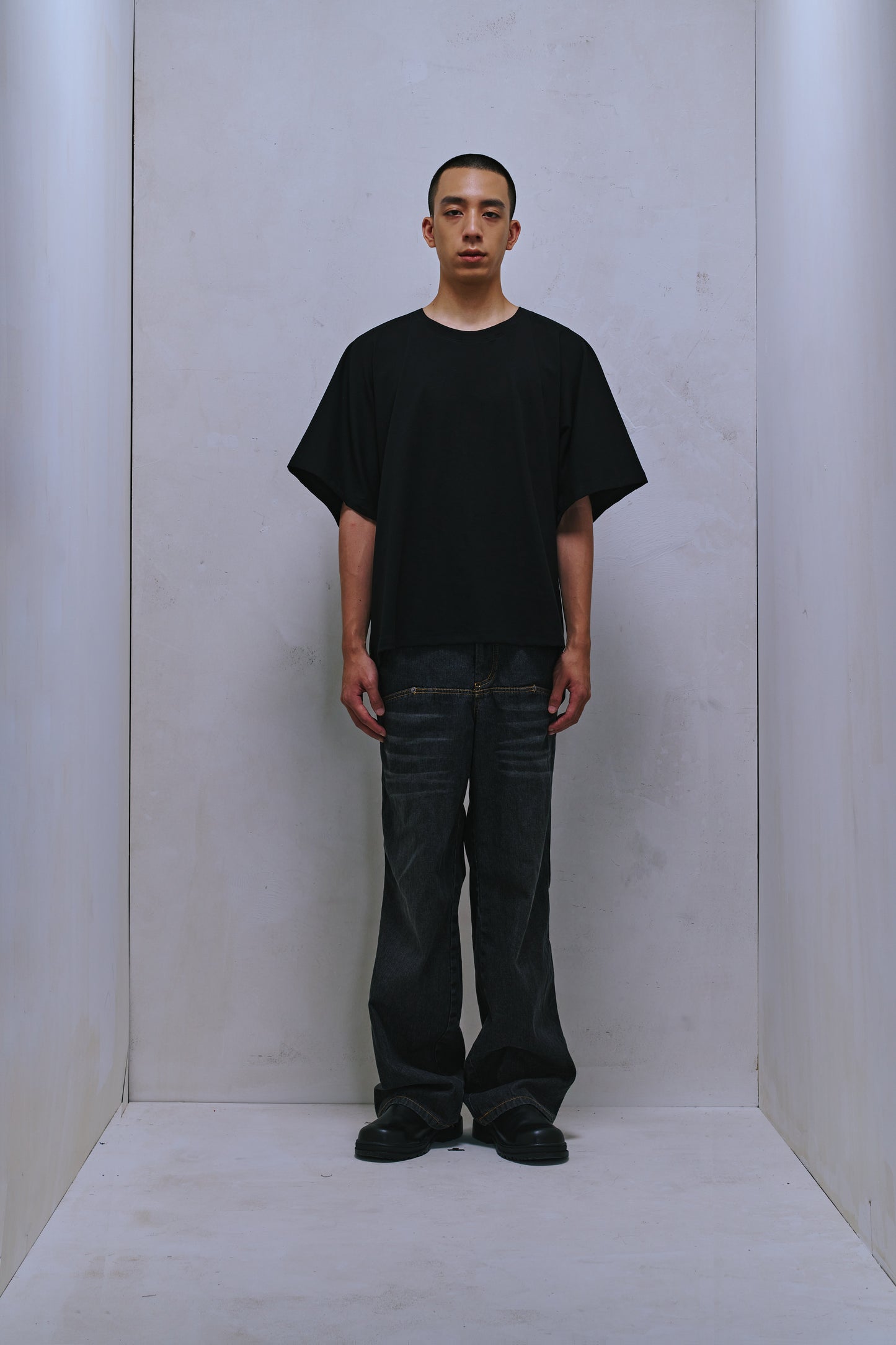 ENCLAVE - WASHED STRAIGHT-LEG “24/7” JEANS