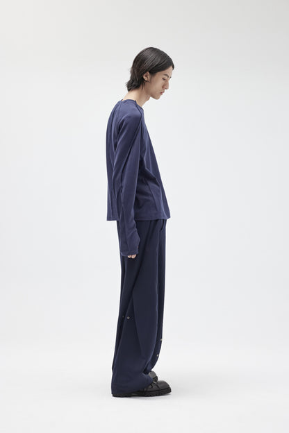 EQUALNEAR - The Fool LS Tee - Blue