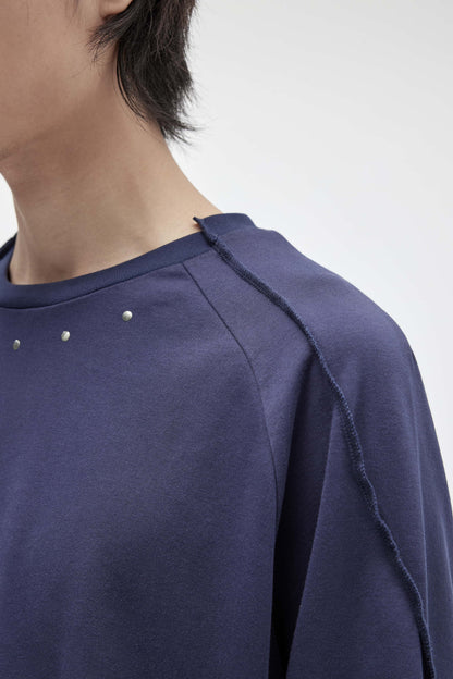 EQUALNEAR - The Fool LS Tee - Blue
