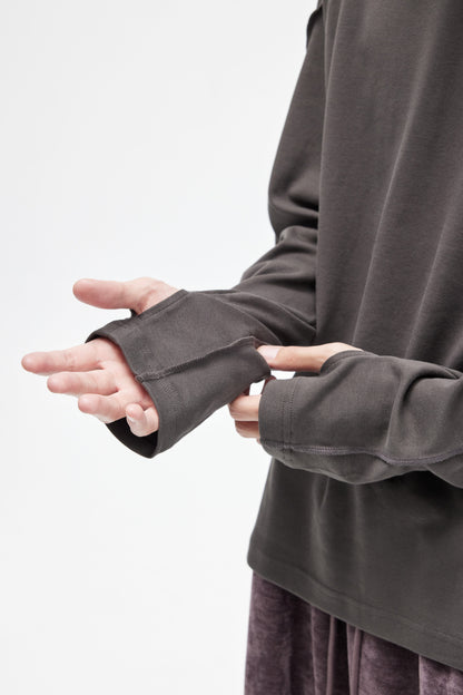 EQUALNEAR - The Fool LS Tee - Gray