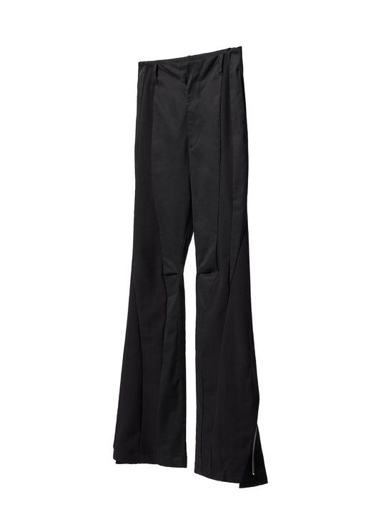 EQUALNEAR - Alchemist flared pants - Black