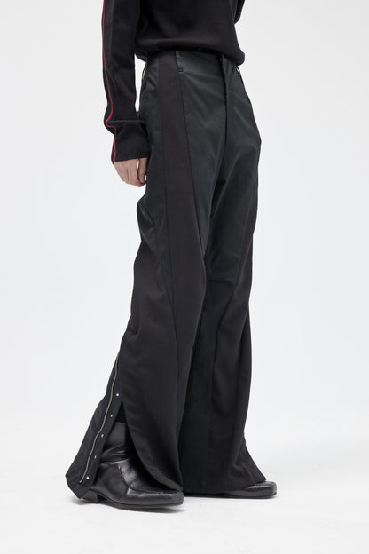 EQUALNEAR - Alchemist flared pants - Black