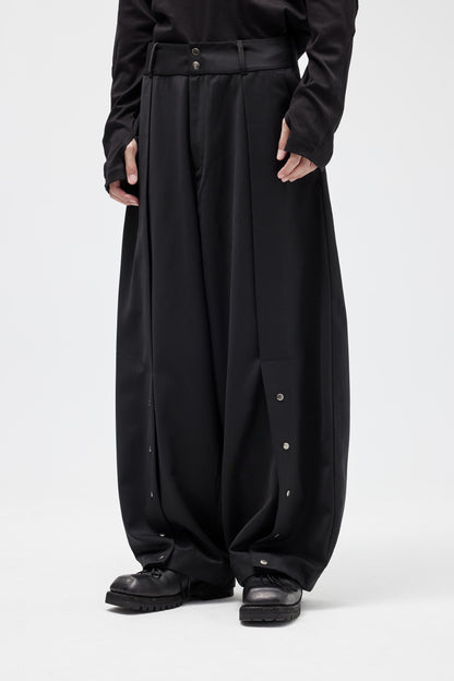 EQUALNEAR - Horizon Wide Pants - Black