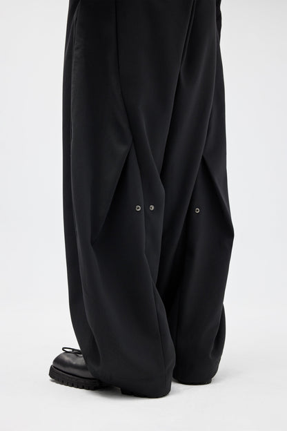 EQUALNEAR - Horizon Wide Pants - Black