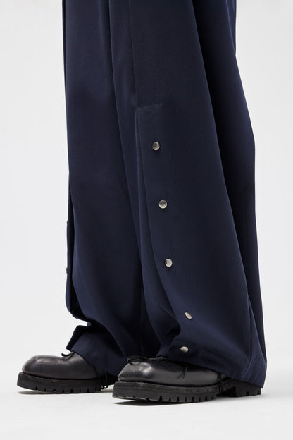 EQUALNEAR - Horizon Wide Pants - Blue