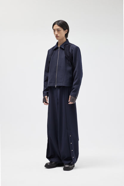 EQUALNEAR - Horizon Wide Pants - Blue