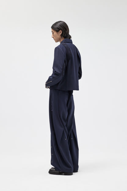 EQUALNEAR - Horizon Wide Pants - Blue