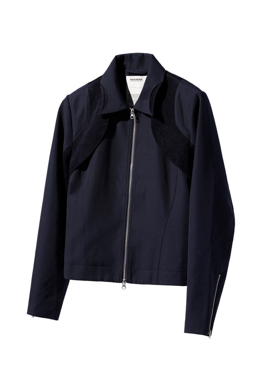 EQUALNEAR - Ouroboros Work Jacket - Blue