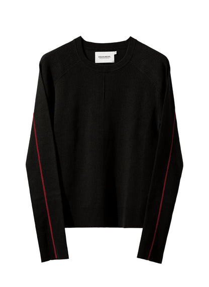 EQUALNEAR - Trails Knit Sweater - Black