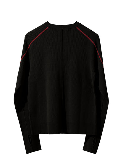 EQUALNEAR - Trails Knit Sweater - Black