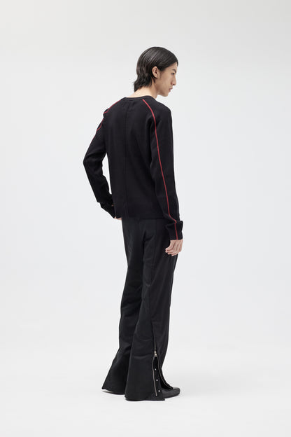 EQUALNEAR - Trails Knit Sweater - Black