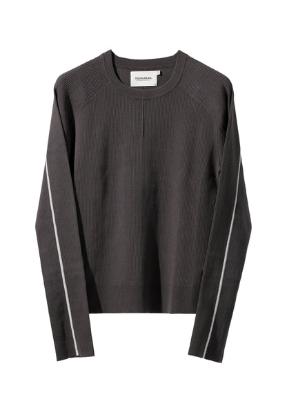EQUALNEAR - Trails Knit Sweater - Gray