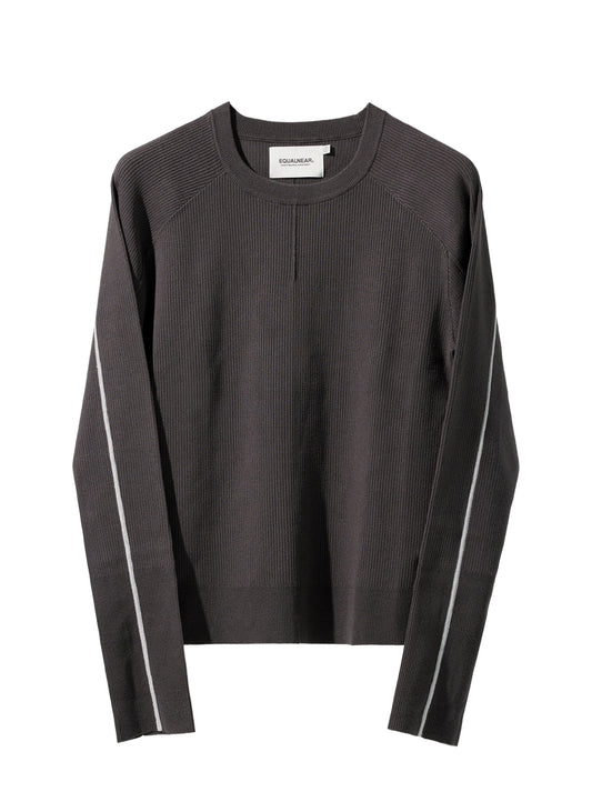 EQUALNEAR - Trails Knit Sweater - Gray