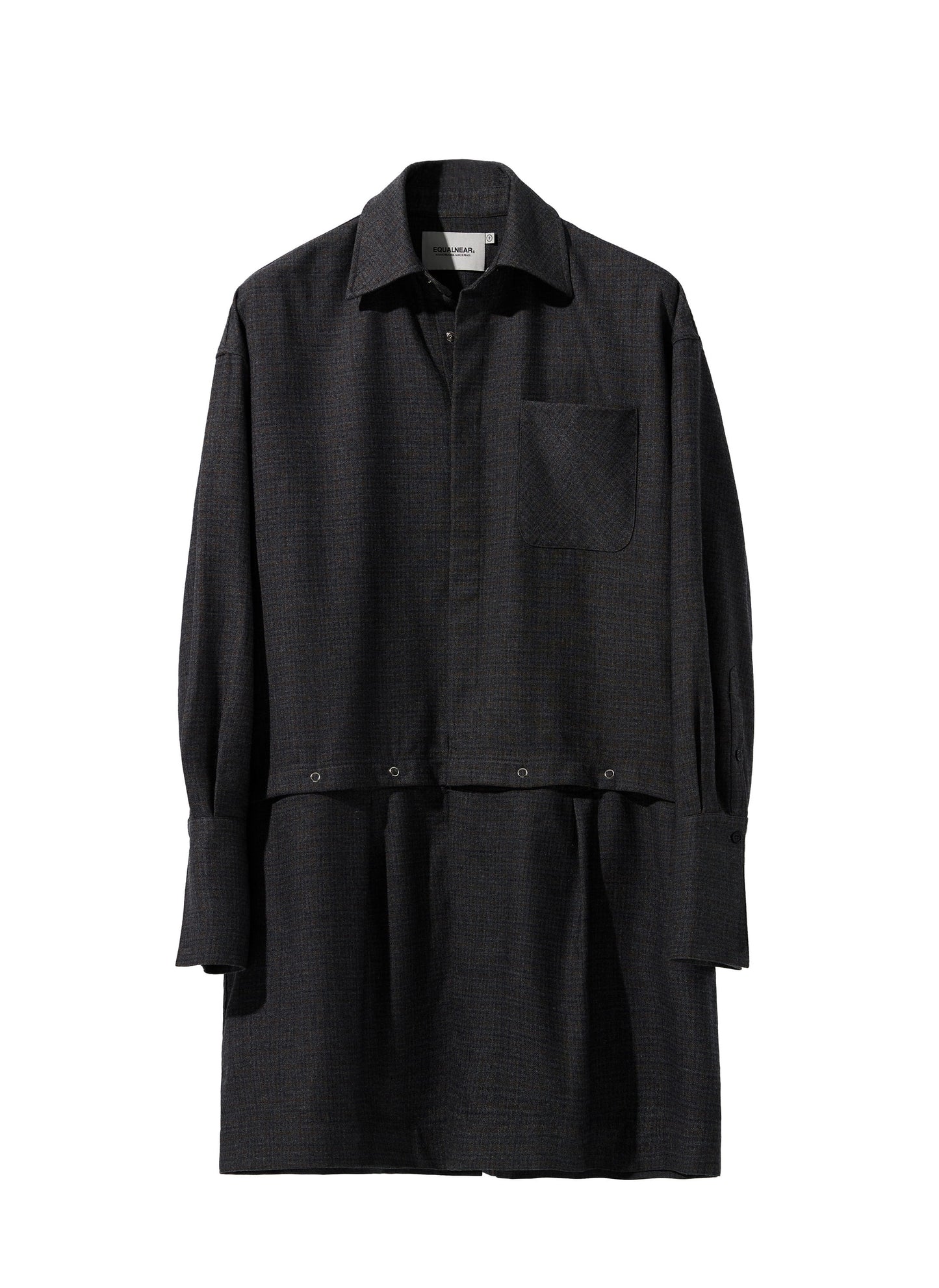 EQUALNEAR - Dawn Shirt Jacket - Gray