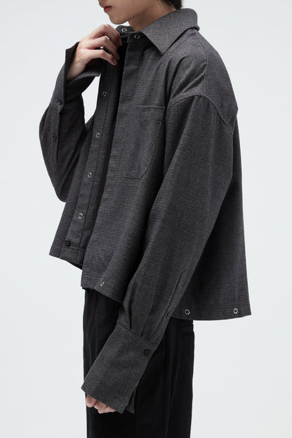 EQUALNEAR - Dawn Shirt Jacket - Gray