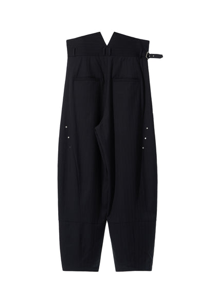 EQUALNEAR - Groundline Wide Pants - Black