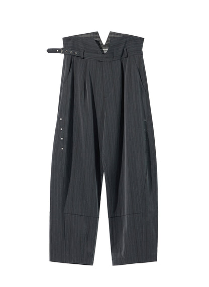 EQUALNEAR - Groundline Wide Pants - Gray