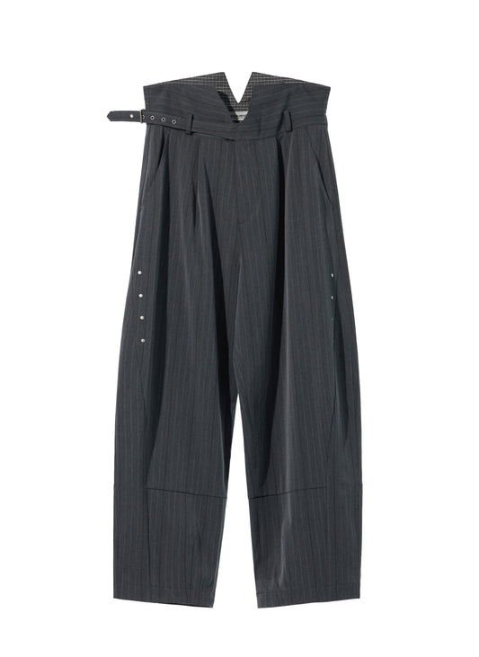 EQUALNEAR - Groundline Wide Pants - Gray