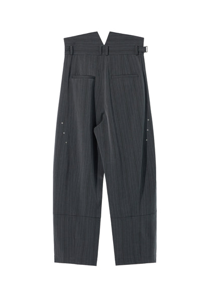 EQUALNEAR - Groundline Wide Pants - Gray