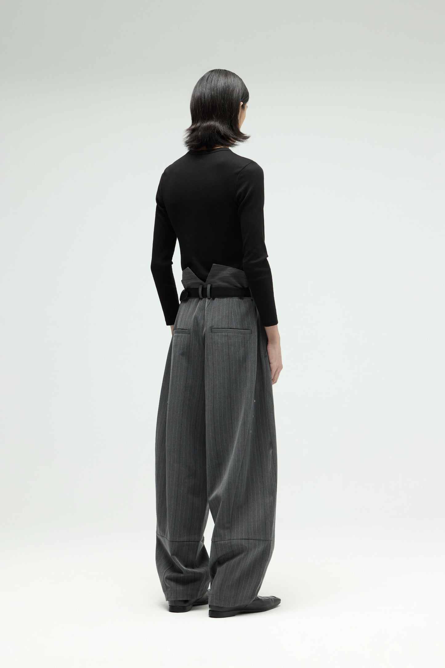 EQUALNEAR - Groundline Wide Pants - Gray