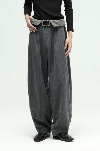 EQUALNEAR - Groundline Wide Pants - Gray