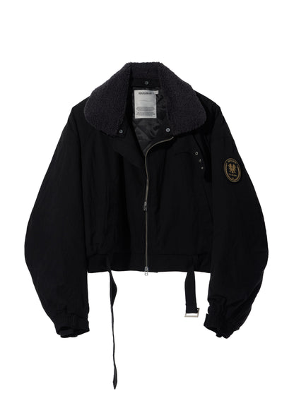 EQUALNEAR - Heartcore Bomber Jacket - Black