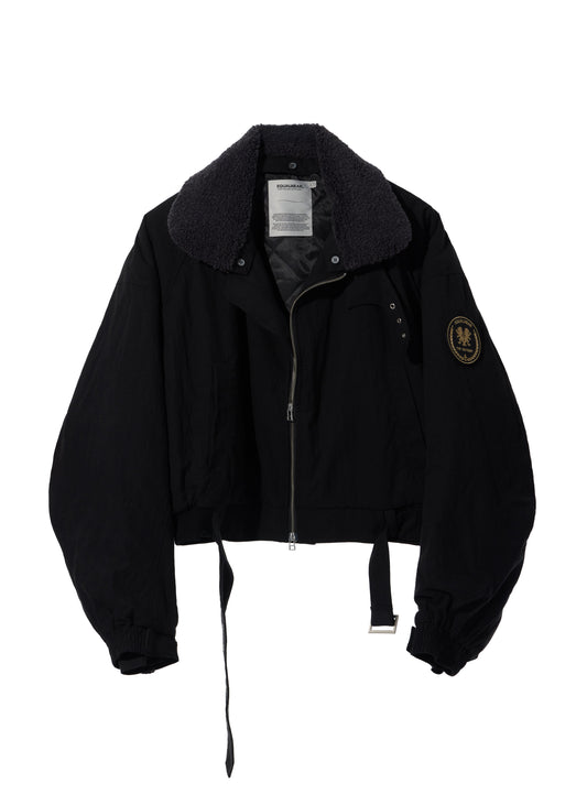 EQUALNEAR - Heartcore Bomber Jacket - Black