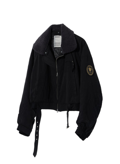 EQUALNEAR - Heartcore Bomber Jacket - Black