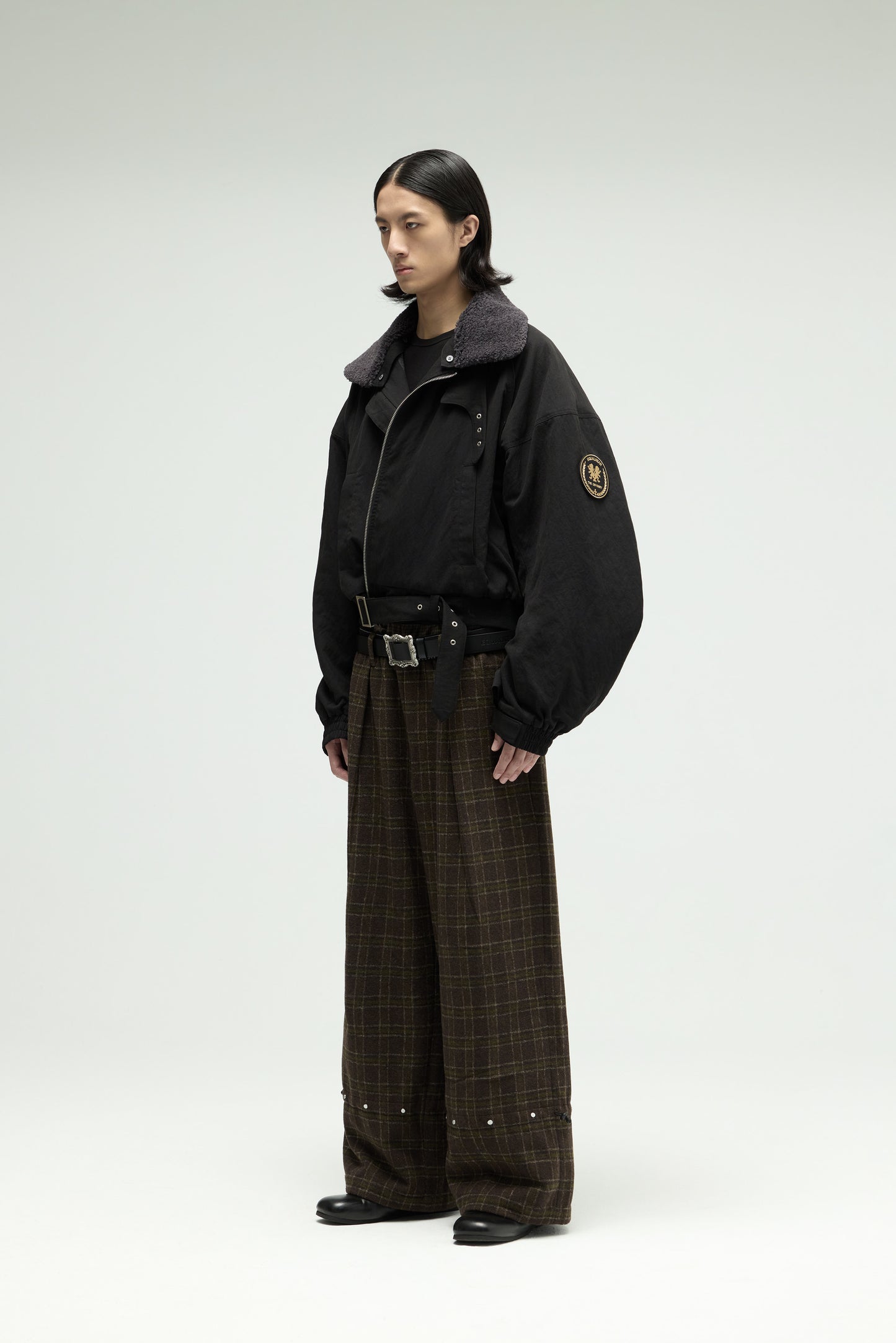 EQUALNEAR - Heartcore Bomber Jacket - Black