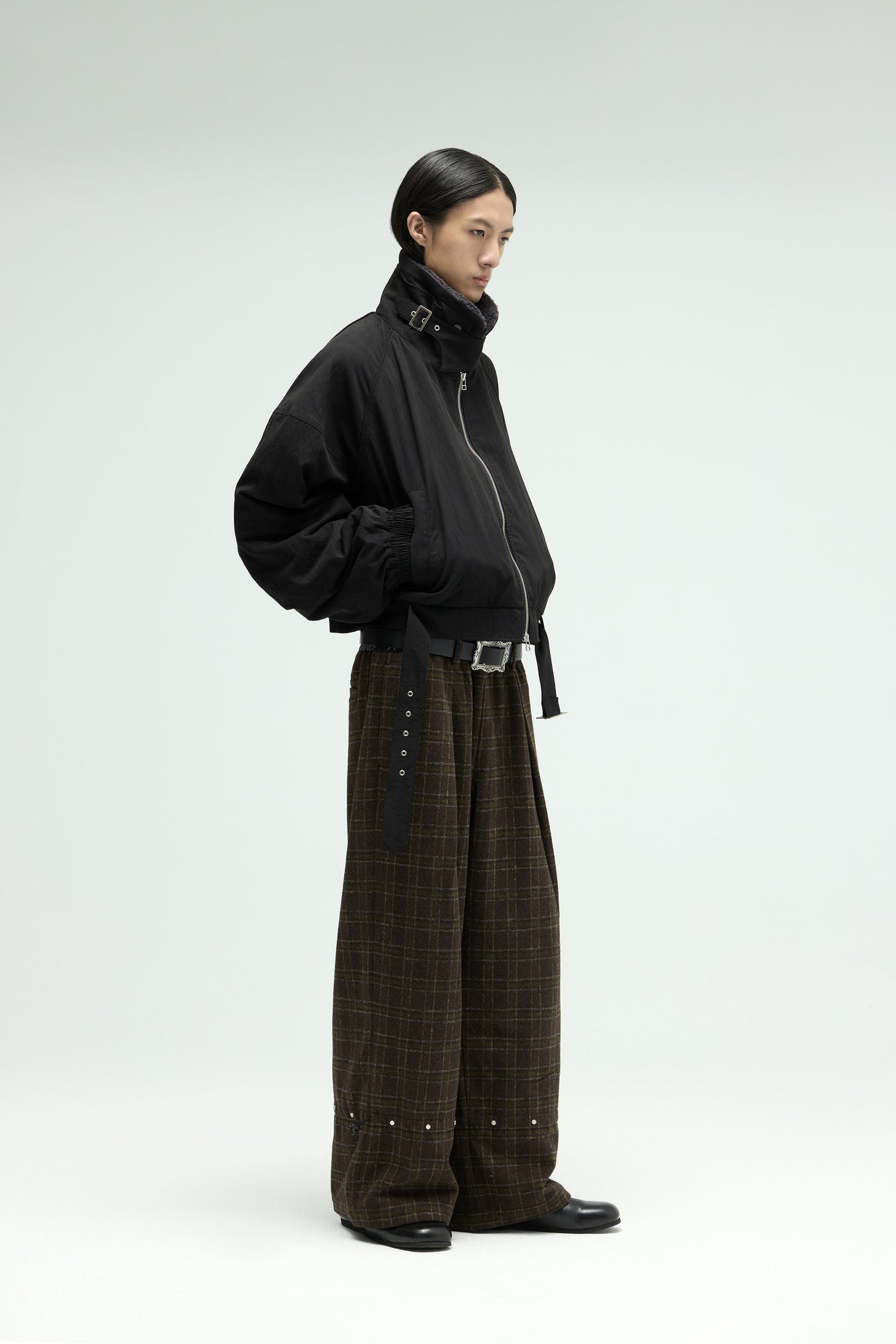 EQUALNEAR - Heartcore Bomber Jacket - Black