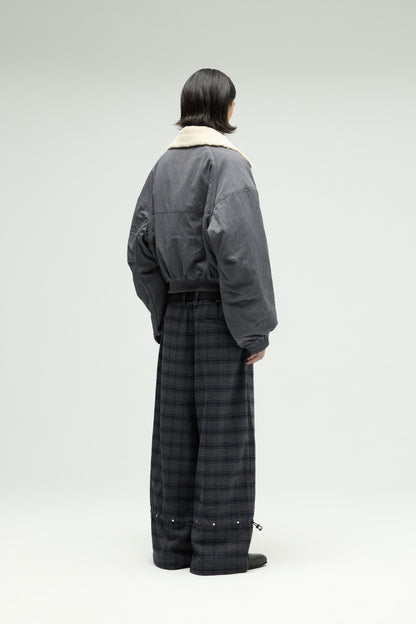 EQUALNEAR - Heartcore Bomber Jacket - Gray