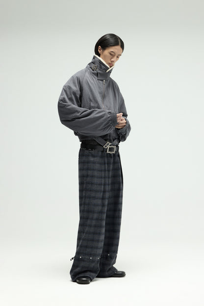 EQUALNEAR - Heartcore Bomber Jacket - Gray