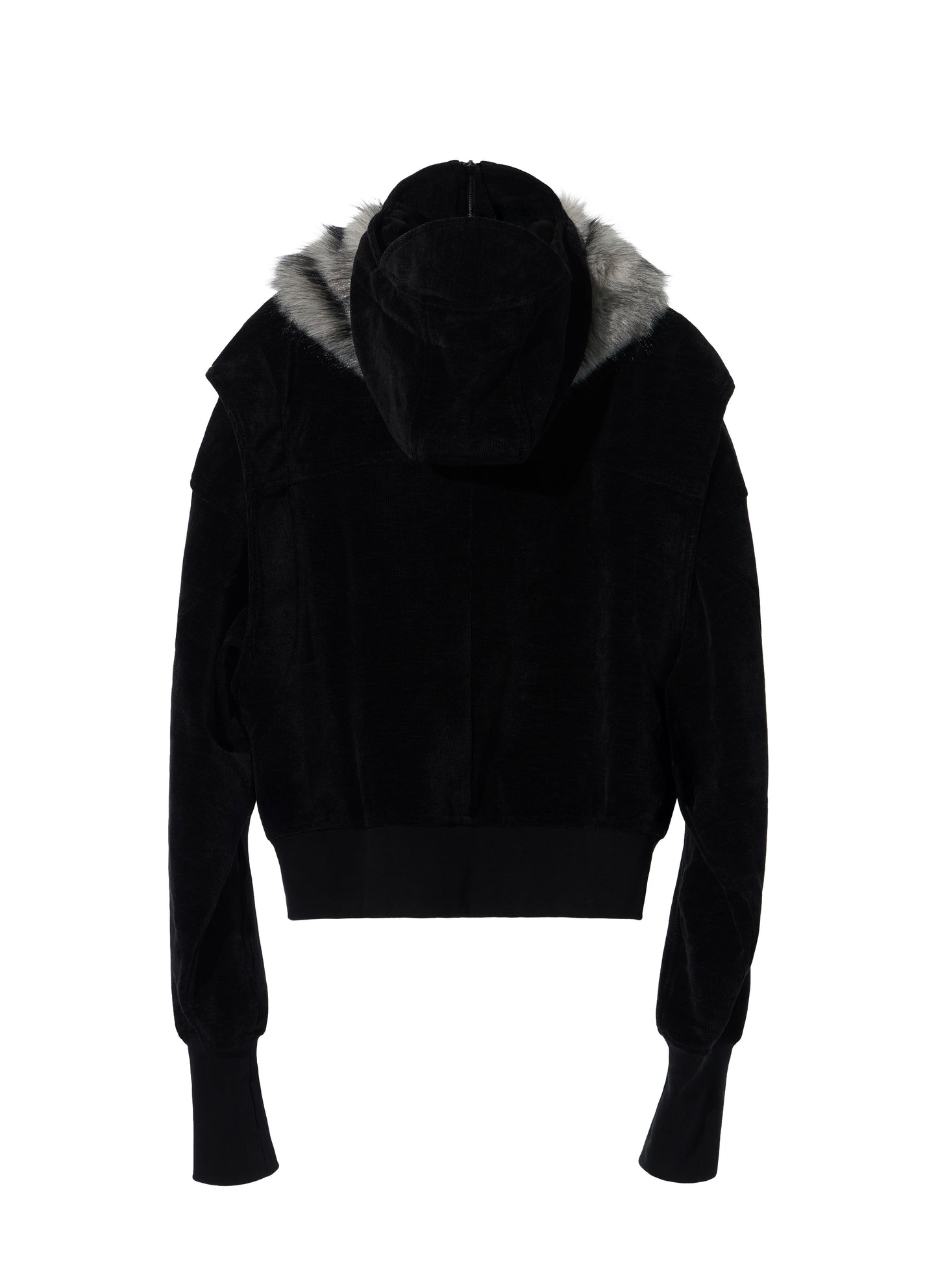 EQUALNEAR - Phantom Zip Hoodie - Black