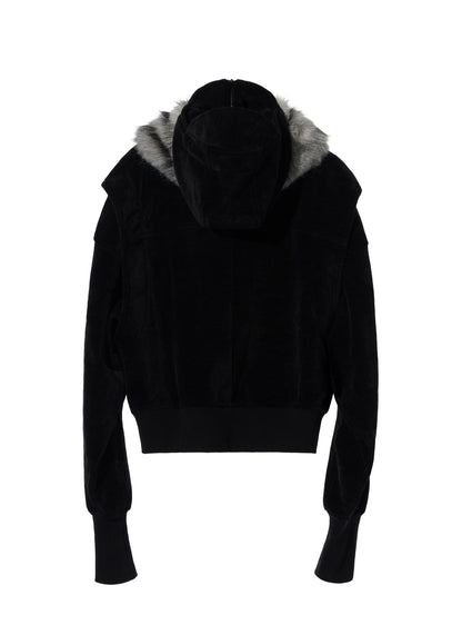 EQUALNEAR - Phantom Zip Hoodie - Black