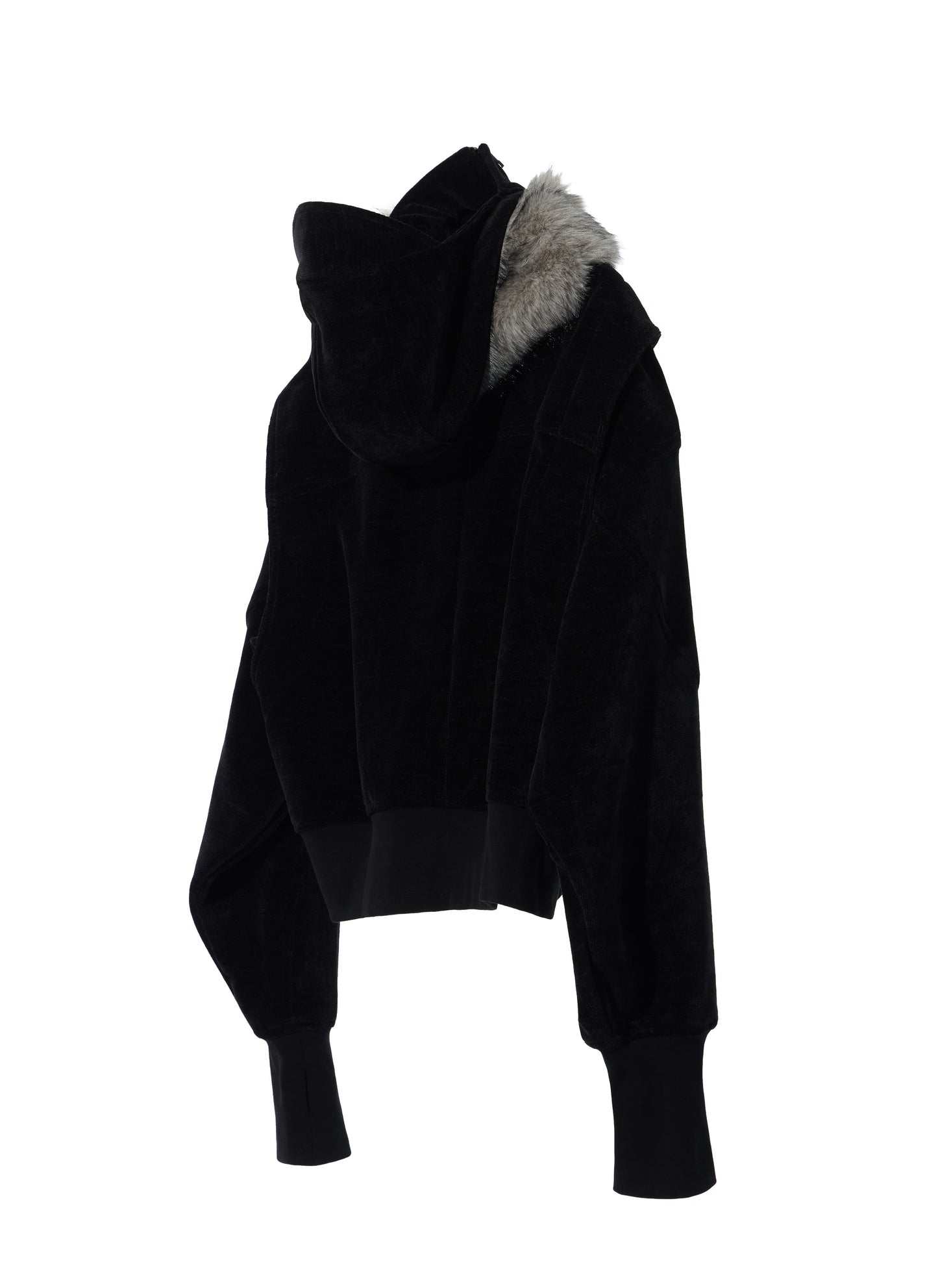 EQUALNEAR - Phantom Zip Hoodie - Black