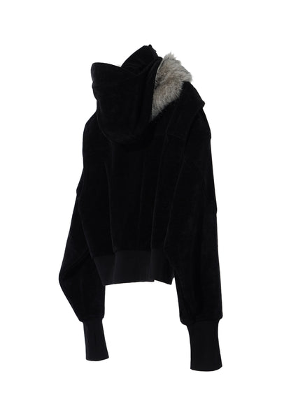 EQUALNEAR - Phantom Zip Hoodie - Black