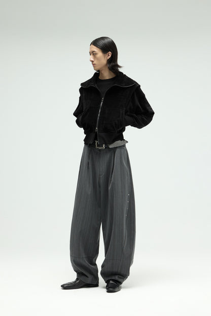 EQUALNEAR - Phantom Zip Hoodie - Black