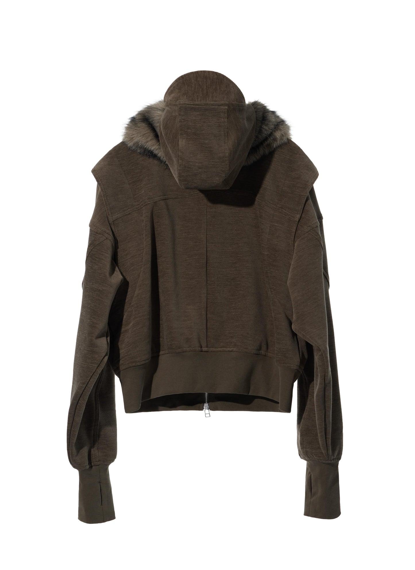 EQUALNEAR - Phantom Zip Hoodie - Olive