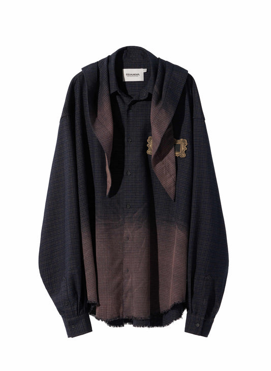 EQUALNEAR - Prisoner LS Shirt - Blue