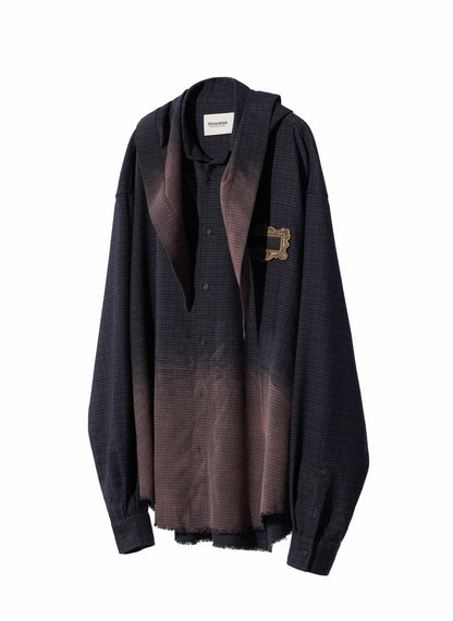 EQUALNEAR - Prisoner LS Shirt - Blue