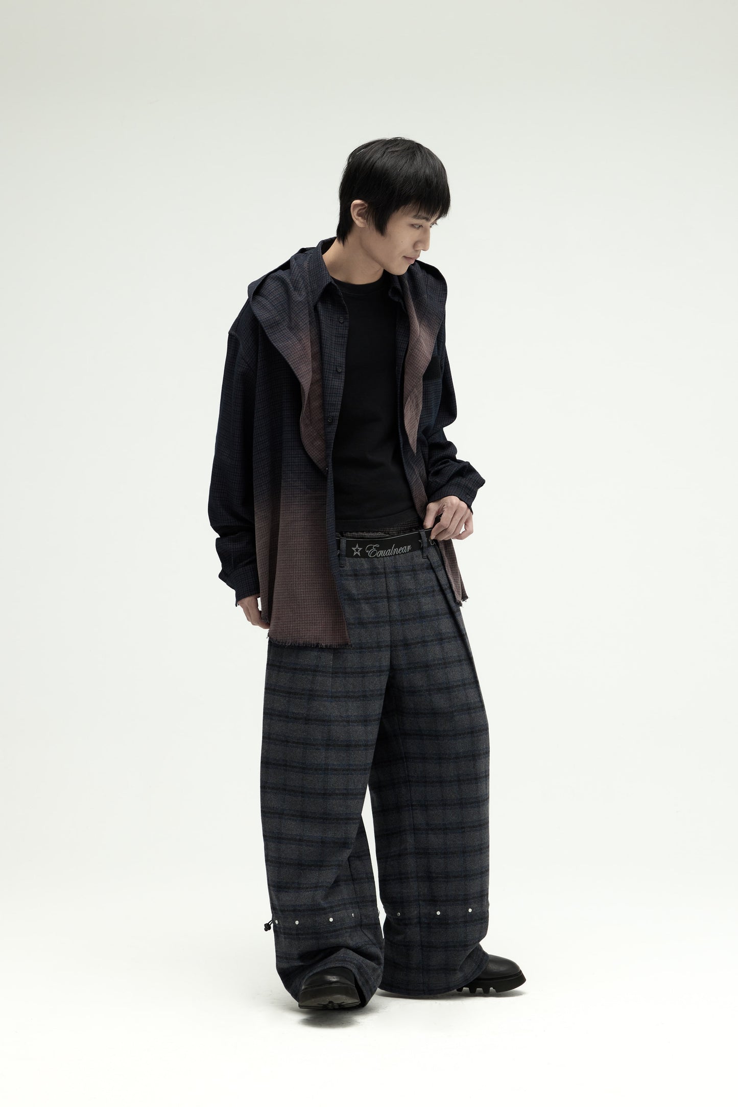 EQUALNEAR - Prisoner LS Shirt - Blue