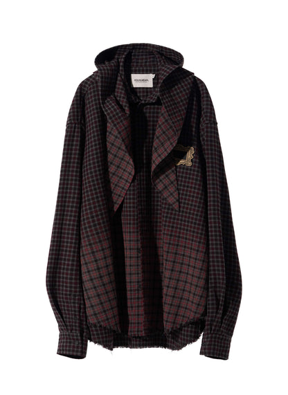 EQUALNEAR - Prisoner LS Shirt - Red