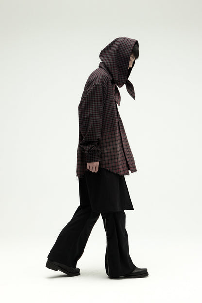 EQUALNEAR - Prisoner LS Shirt - Red