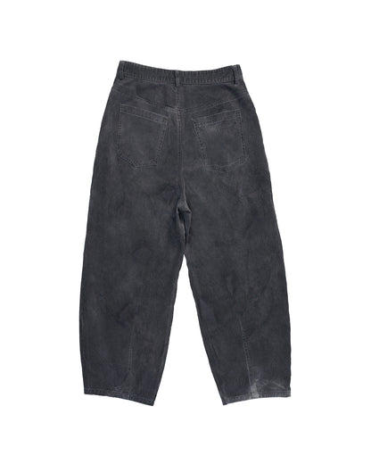 ENCLAVE - BARREL LEG “REBAR” PANTS -  Black