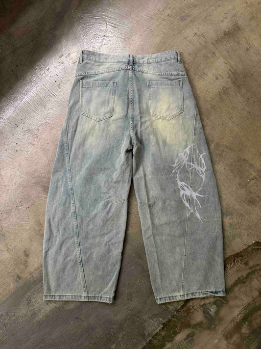 Ò line - Bloodied Wide Jeans